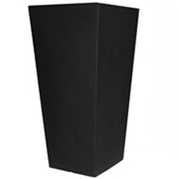 Tusco Tusco TUSCTU26BK 26 in. Cosmo Tall Planter; Black TUSCTU26BK